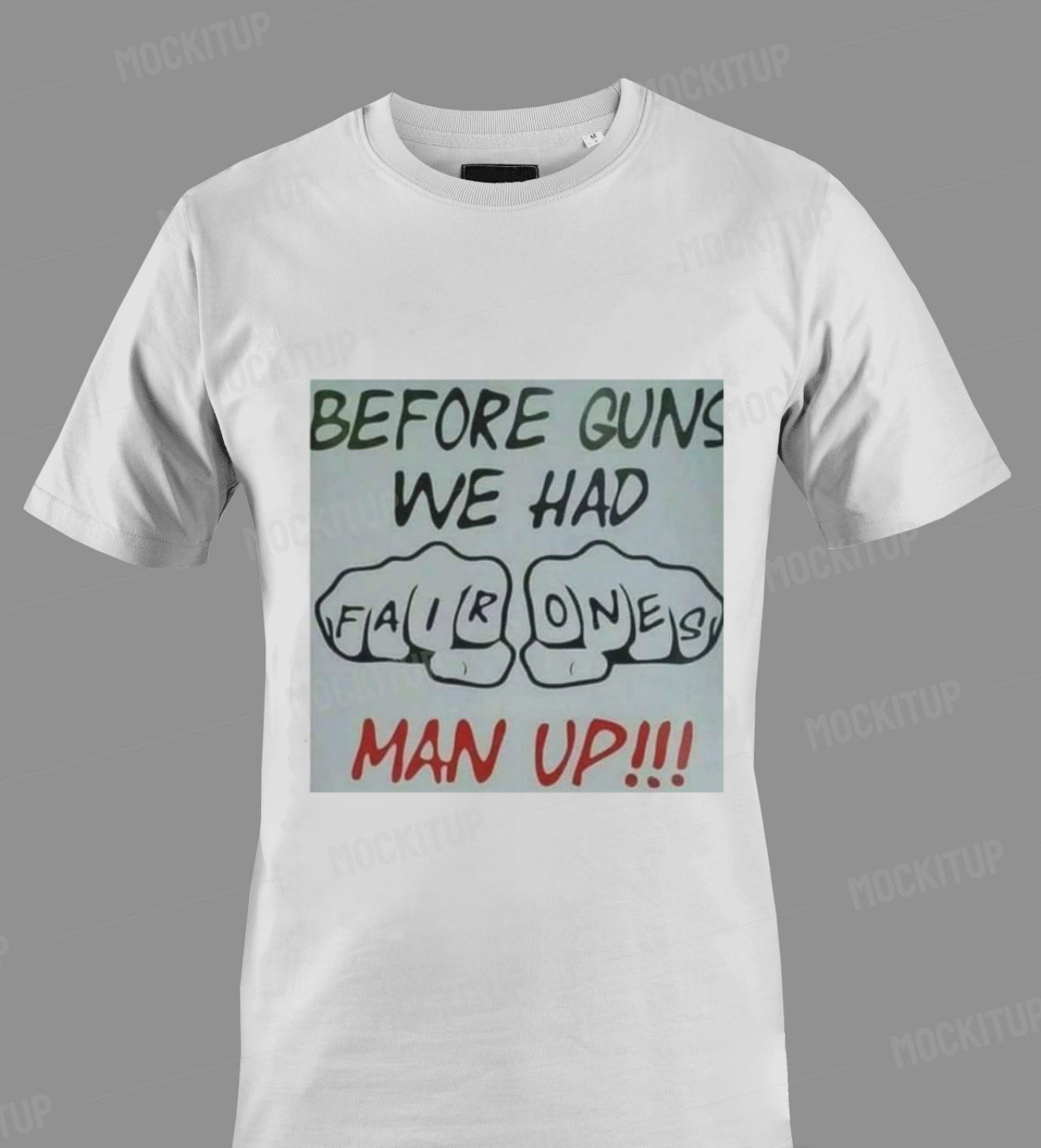 Man up tee