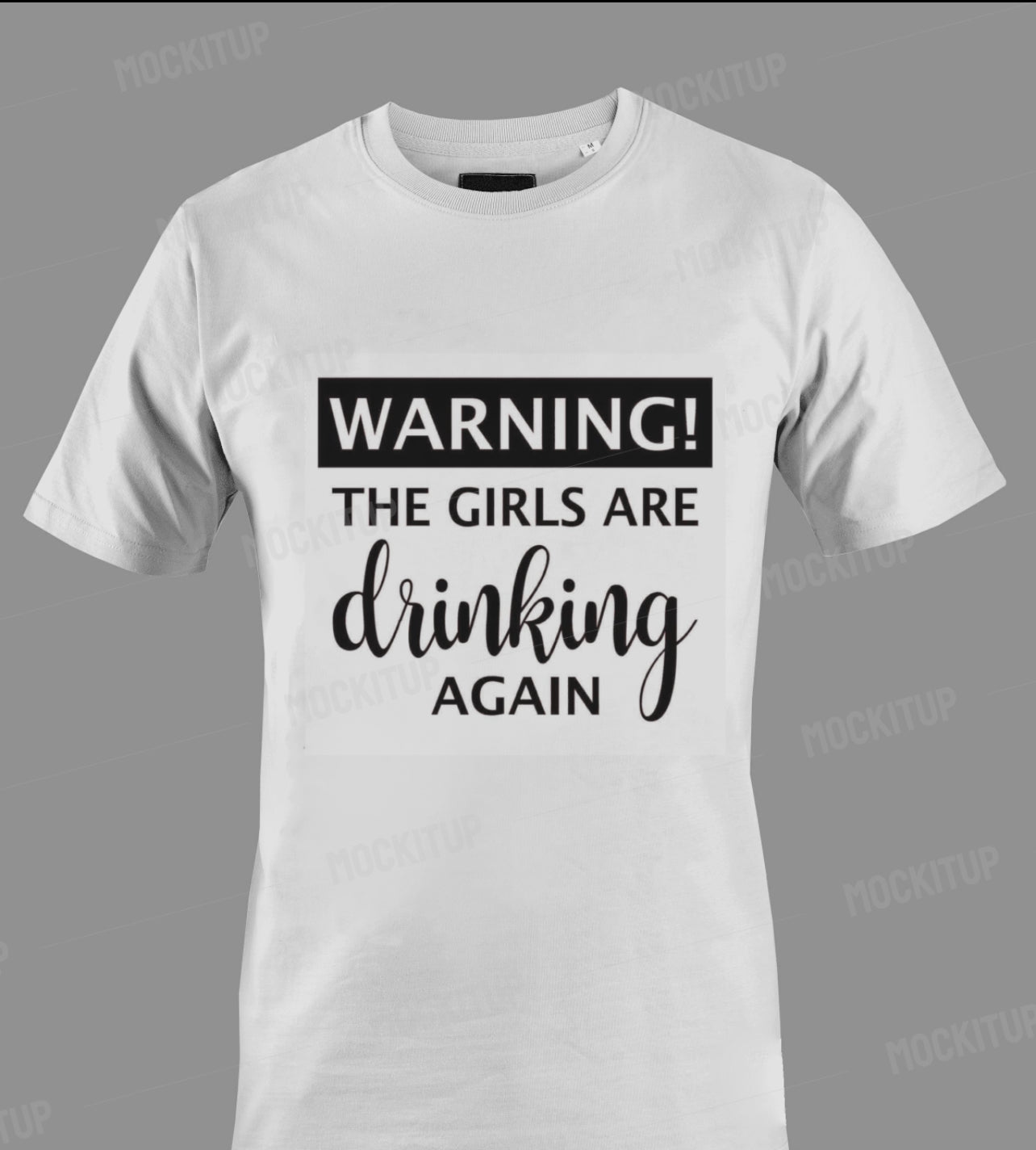 Girls are drinking