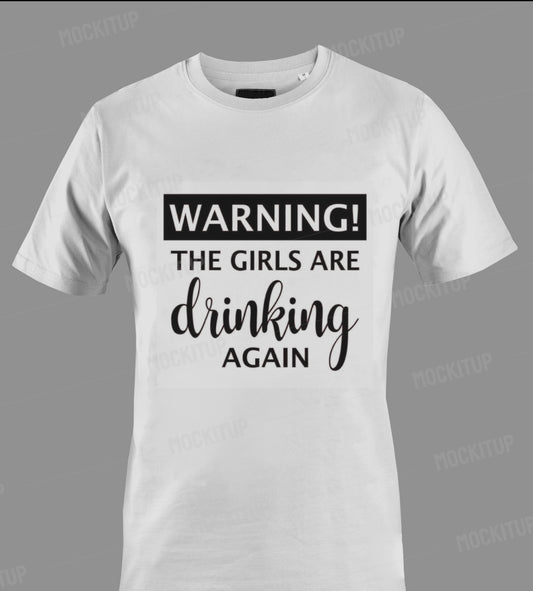 Girls are drinking