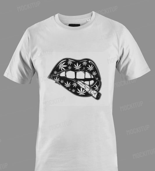 Smoking Lips tee