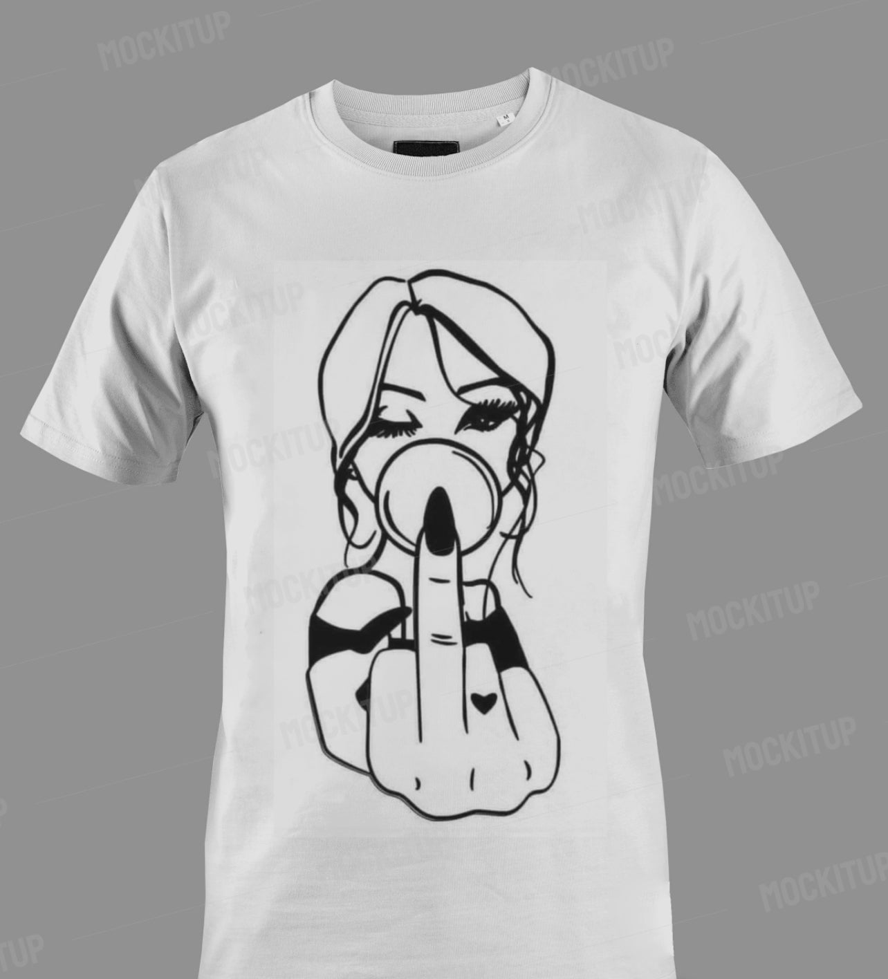 Bubble gum girl tee